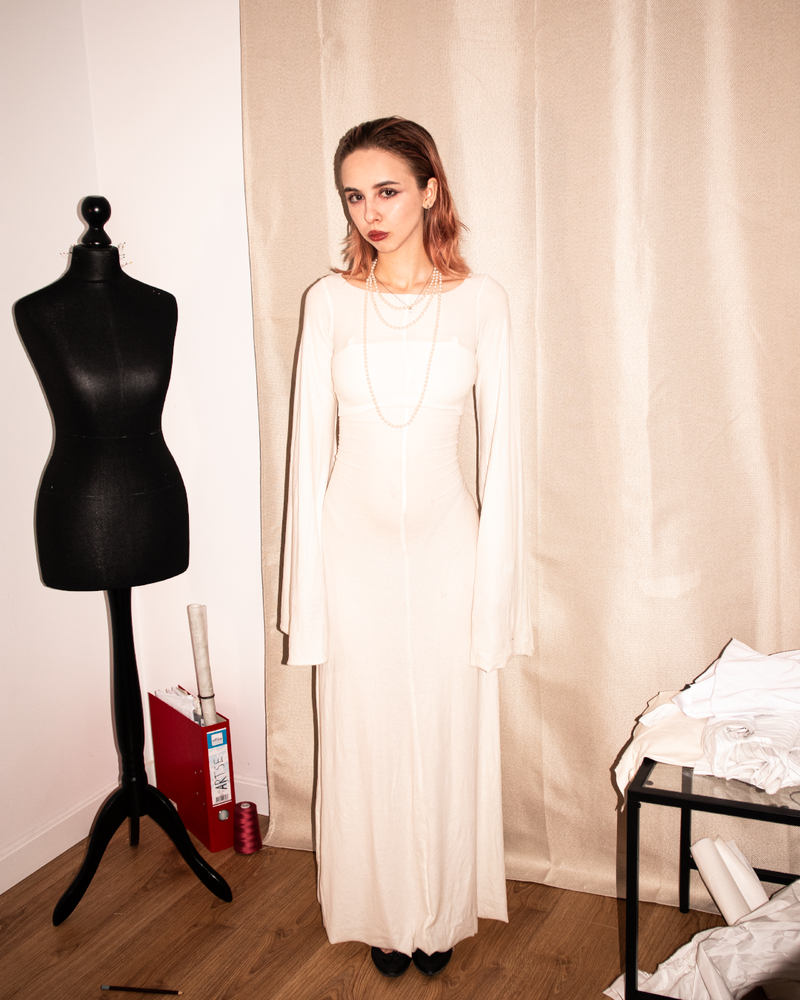 Tie-Back Maxi Dress