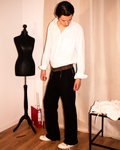 Bootcut 2-Linens Trousers