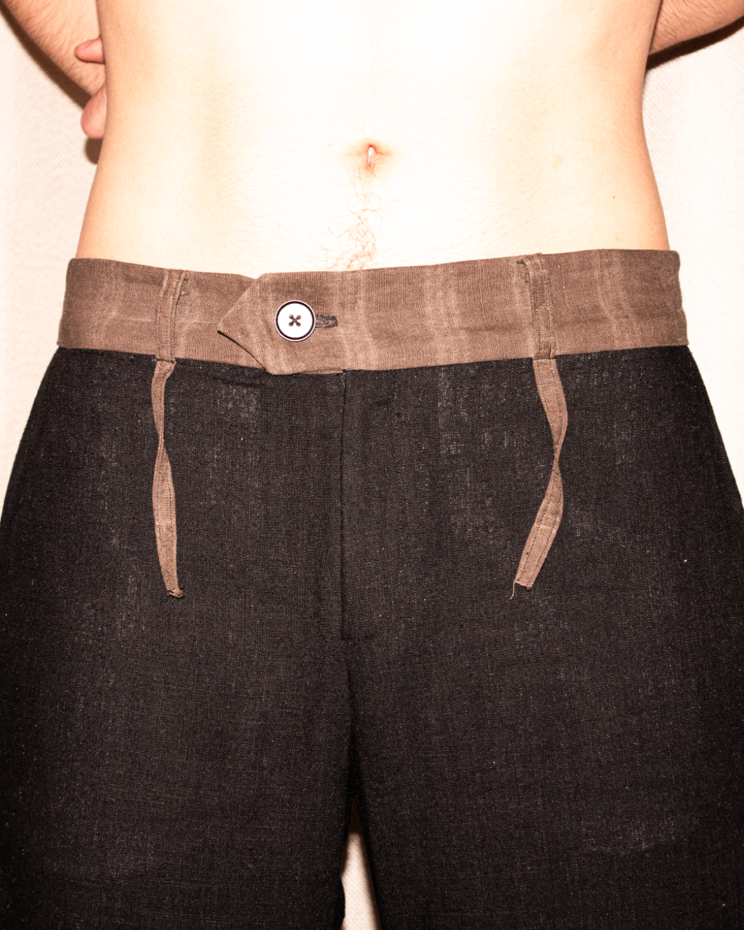 Bootcut 2-Linens Trousers